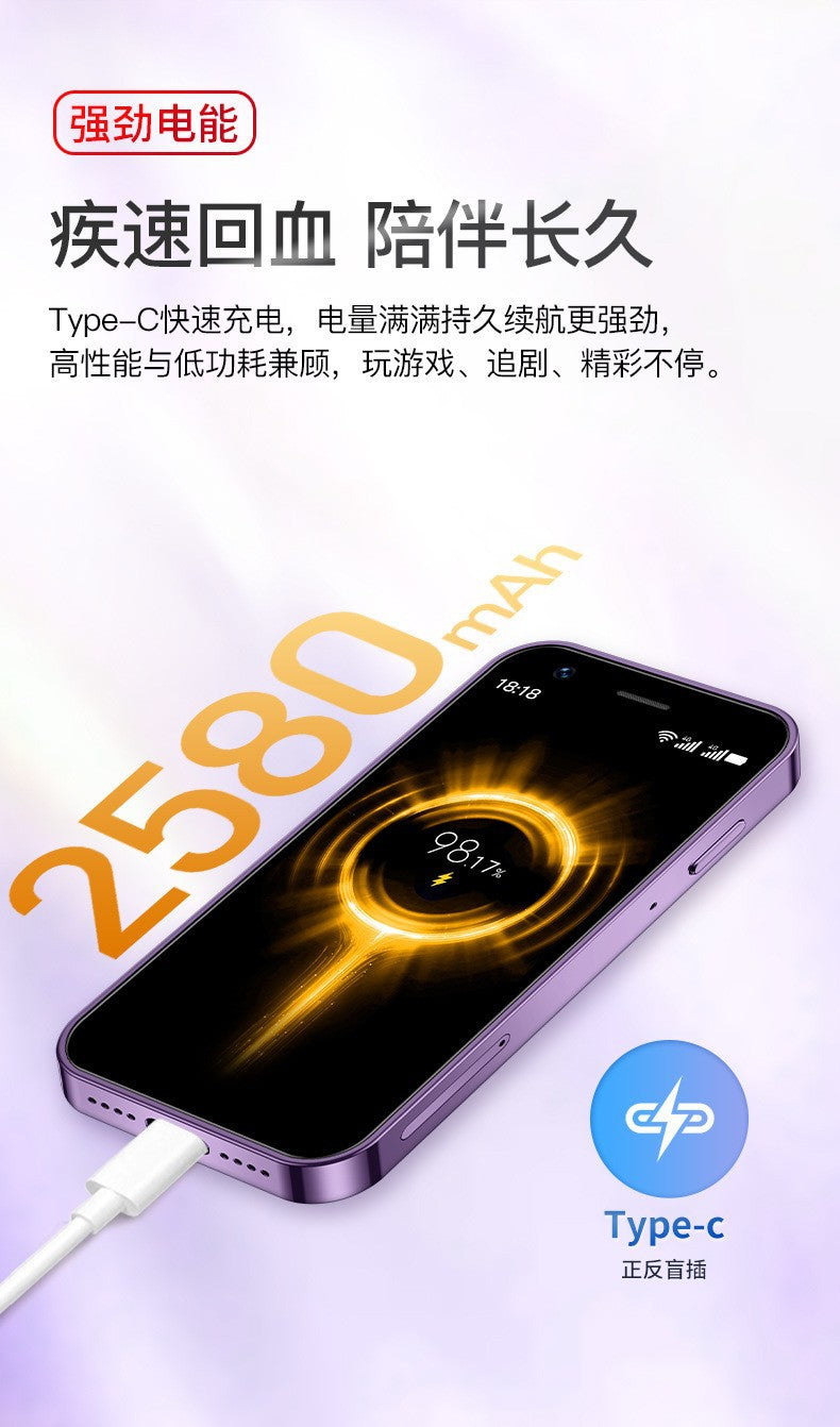 New XS16Mini Smartphone4G All-Network Dual-SIM Dual-Standby mini Android Backup Device