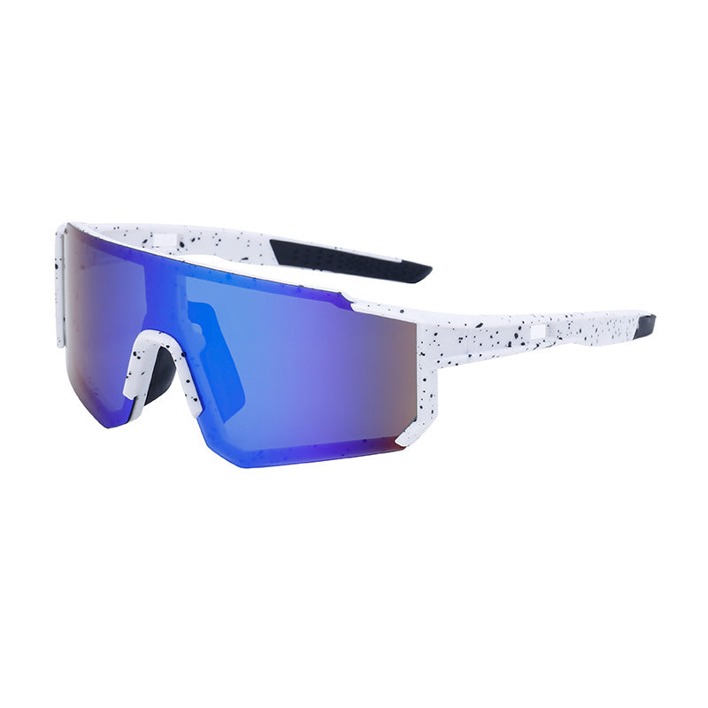 Outdoor Cycling Windproof Sunglasses for Men and Women, European and American Style One-piece Mountaineering Polarized Sunglasses Wholesale sunglasses