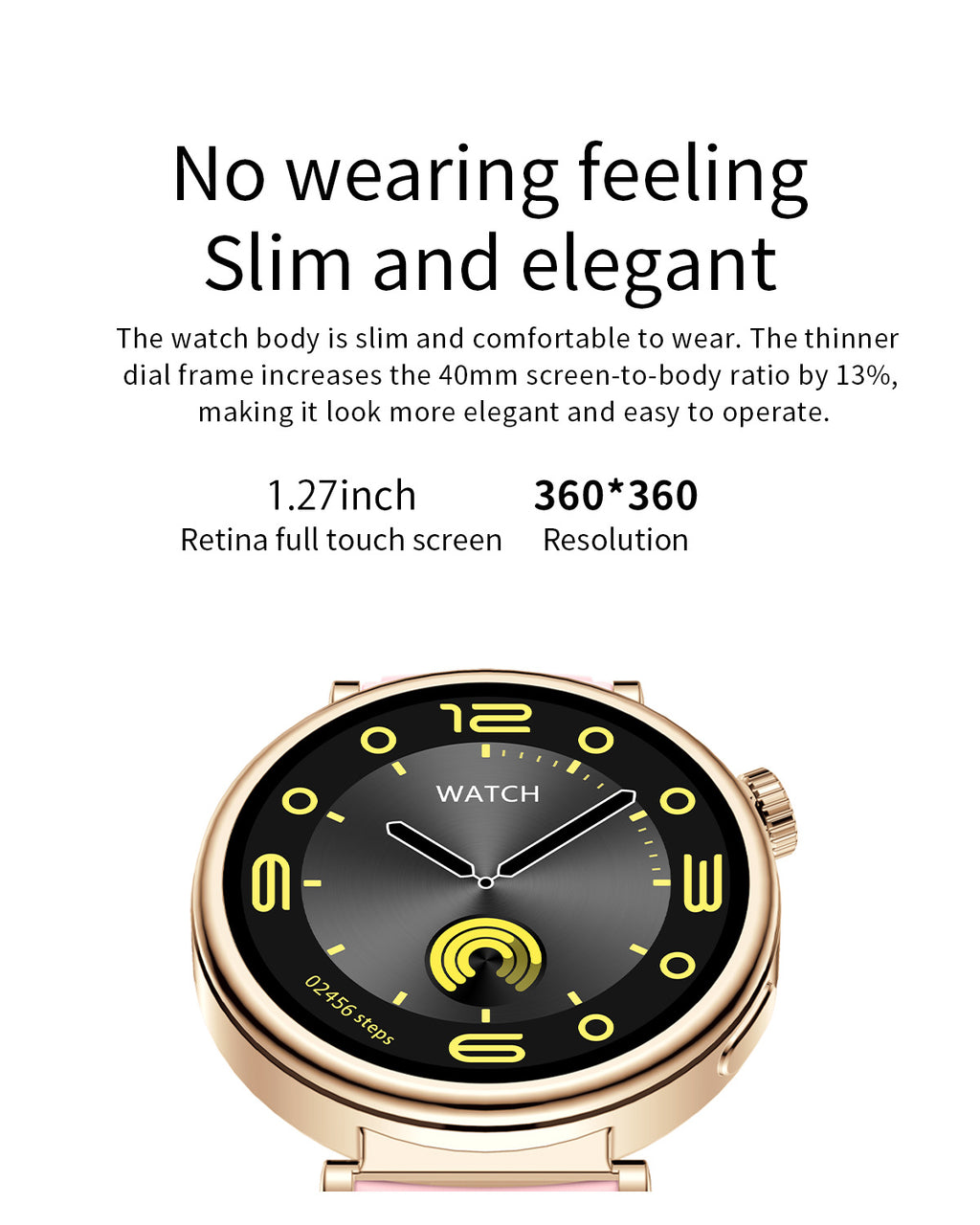 Z01 Mini Smart Watch Bluetooth Call True Heart Rate Step Sleep Monitoring Exquisite Ladies Outdoor Sports