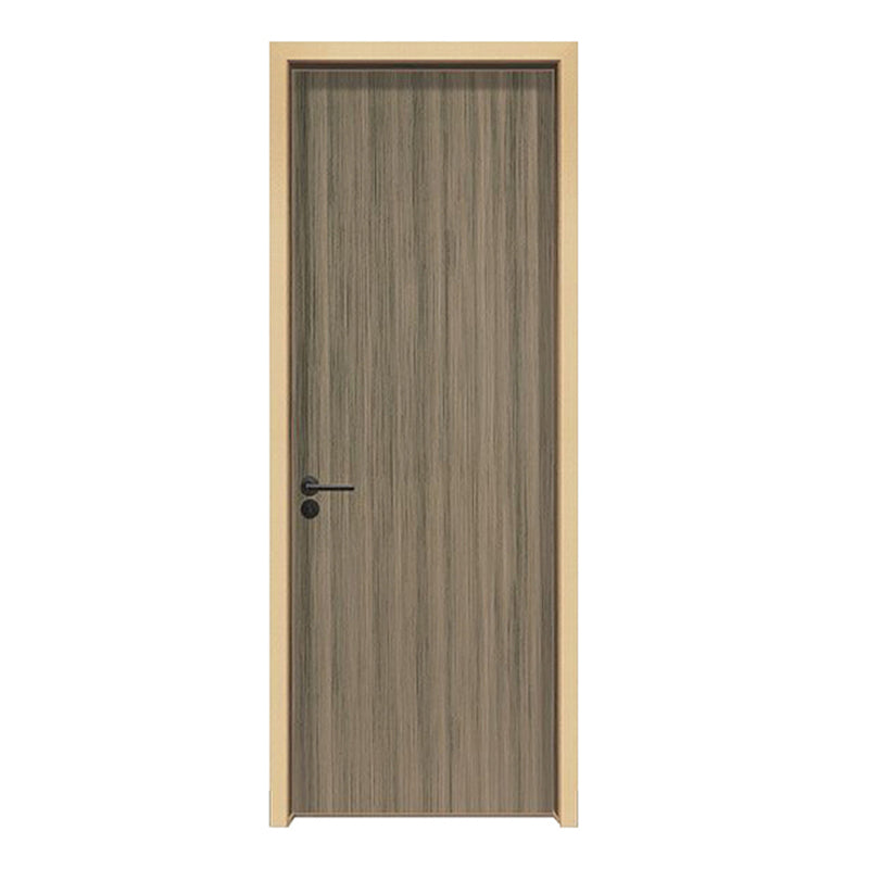 China Product High Quality Interior Solid Wood Door With Metal Frame for House and Hotel