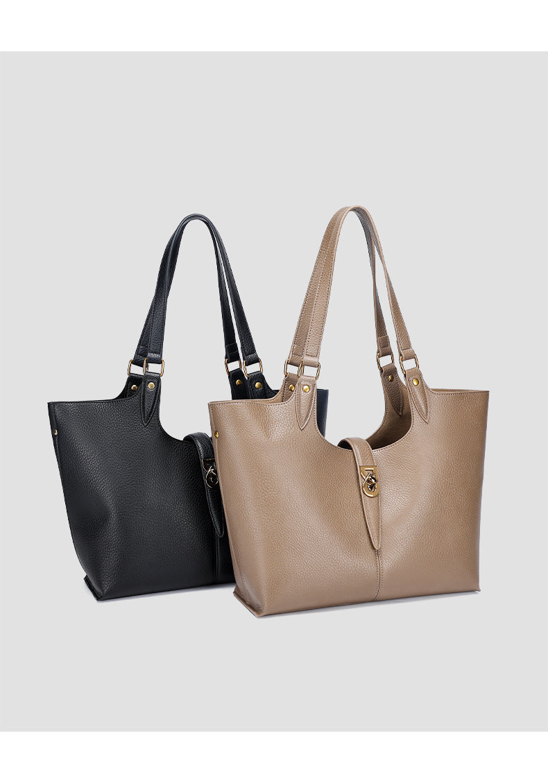 European and American Trendy High-End Single Shoulder Fashion Women's Bag Versatile Handbag Basket Bag Light Luxury Niche Commuter Crossbody Bag