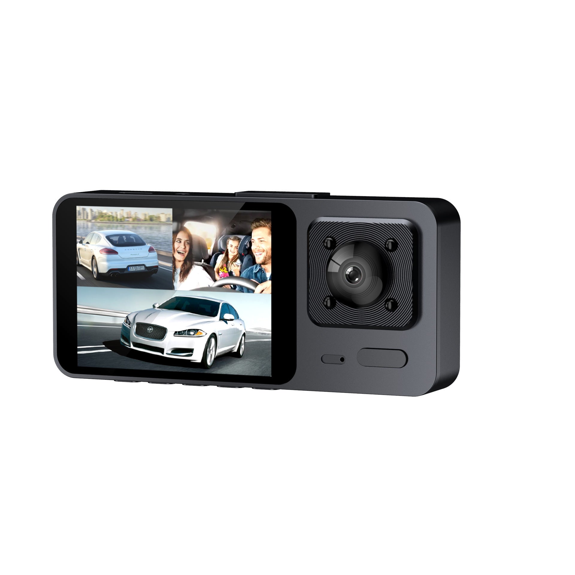 S10New Dash Cam2Inch IPS Hd1080P WIFI Three-Channel Recorder Cardvr