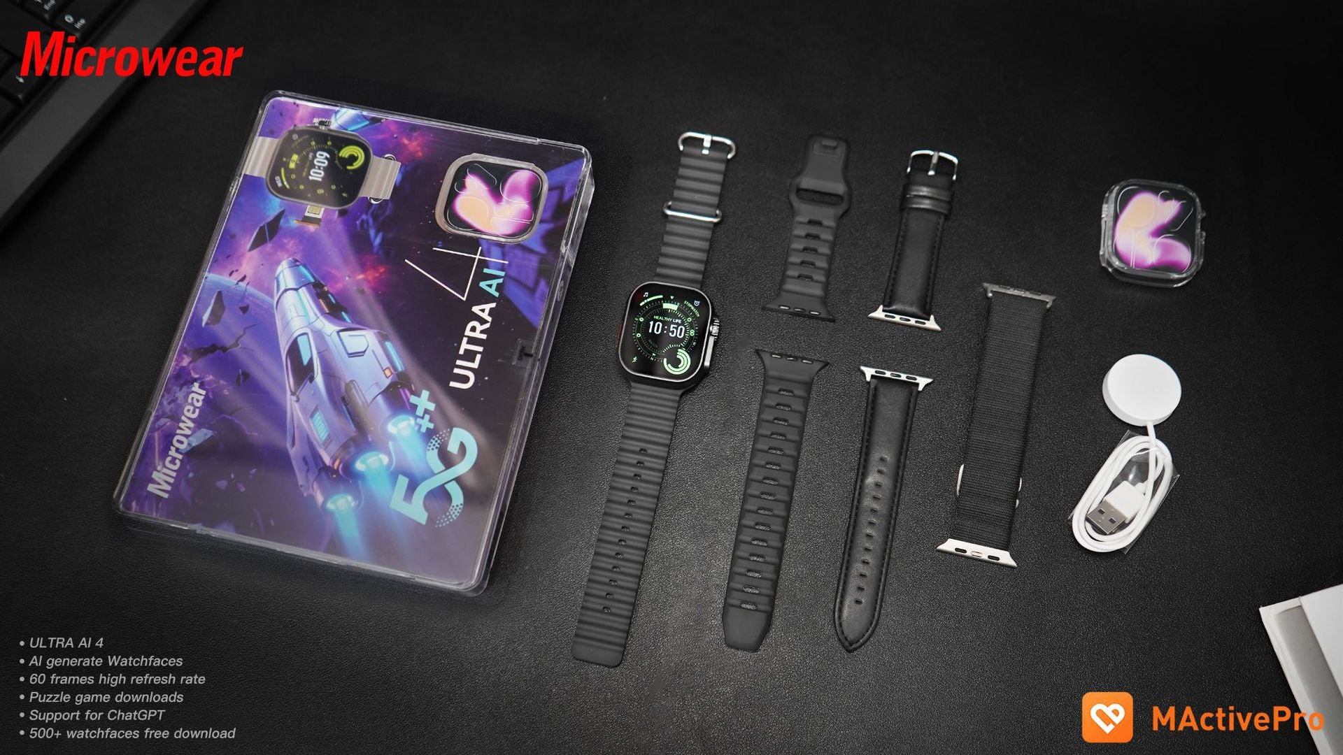 Micro Wearable Ultra Ai4Smart Watch5G Plug-in Card Full Netcom Google APP Download Video Call Photo