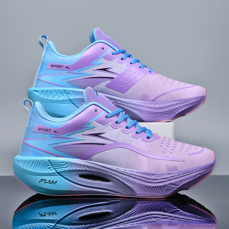 Burning3Professional Marathon TEAM Running Shoes Full Palm Carbon Plate Racing Mesh Breathable Shock Absorption Running Shoes Fei Ran2.5