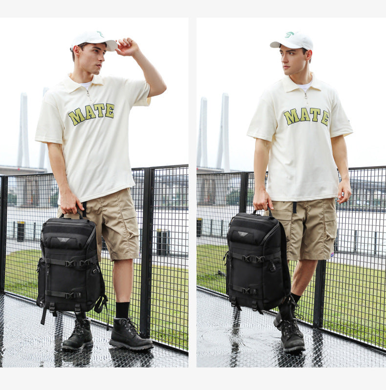 OZUKO Tactical Backpack Men's Computer Bag Waterproof Camouflage Large Capacity Outdoor Sports Cycling Commuting Backpack