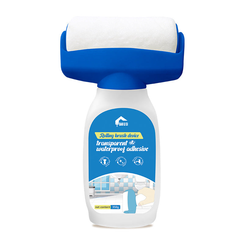 baolisi Roller Type Transparent Waterproof Glue Exterior Wall Roof Bathroom Leak Repair Glue Floor Tile Toilet Edge Leak Sealing