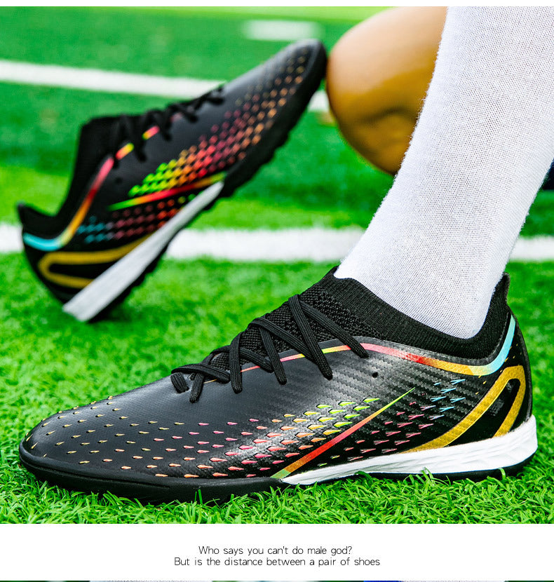 New Style Spike Soccer Shoes for Men, Students, Adults, Grass Training Long Spike Non-Slip Professional Competition Football Shoes