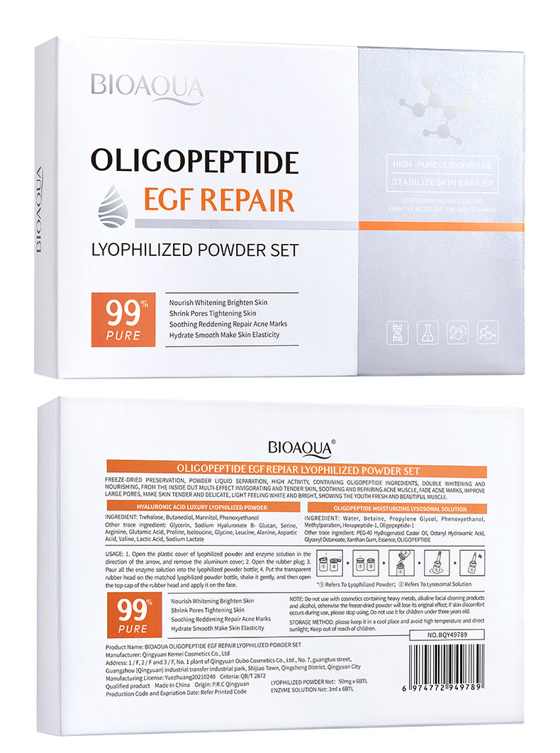 Oligopeptide Freeze-Dried Powder Set BIOAOUA Hydrating Moisturizing Nourishing Skin Care Wholesale for  Trade
