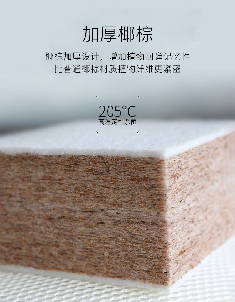 Manufacturer Direct Supply Mountain Palm Mattress Cashmere Fully Eco-friendly1.8m1.5m Spring Mattress for Hotel Spine Care and Health