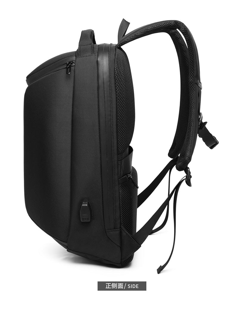 ozuko New Men's Business Backpack School Bag Student Multifunctional Computer usb Waterproof Korean Style Backpack