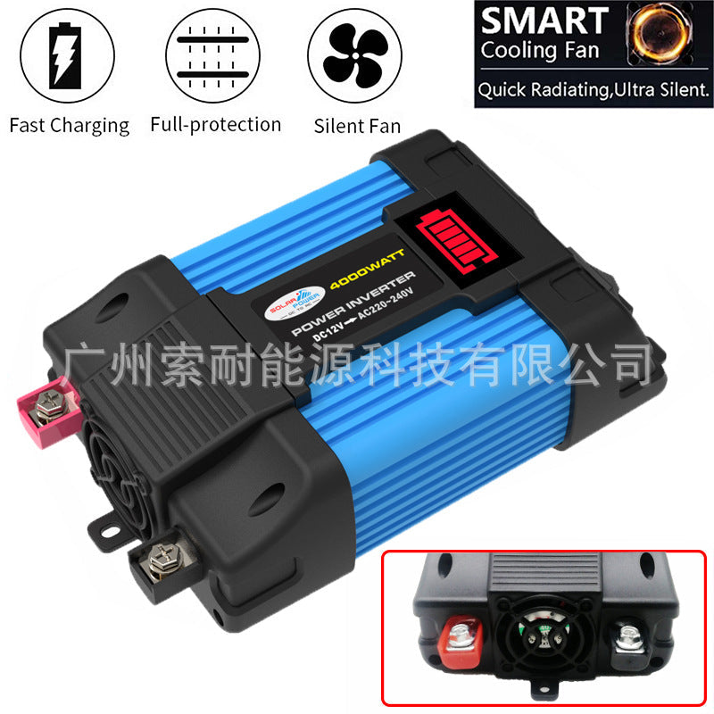 Car Converter Car Small Appliance Inverter300W/500W 12V Turn110V/220V Double USB Interface