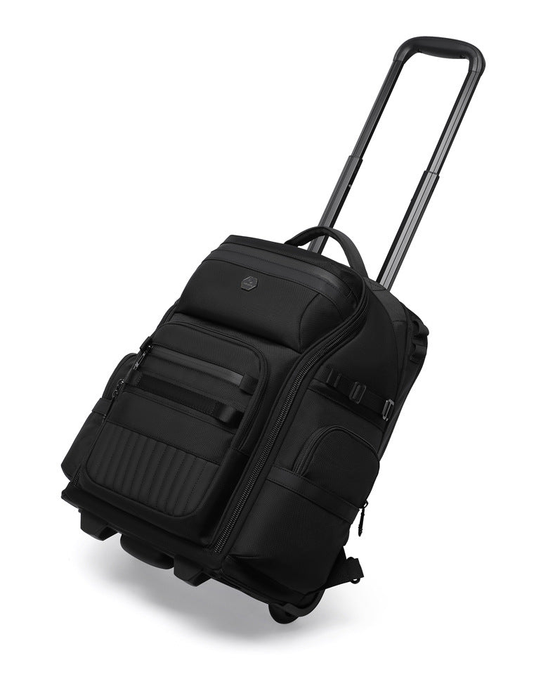 OZUKO Boarding Trolley Bag Men's Travel Backpack Multifunctional Large Capacity Short Distance Business Waterproof Backpack