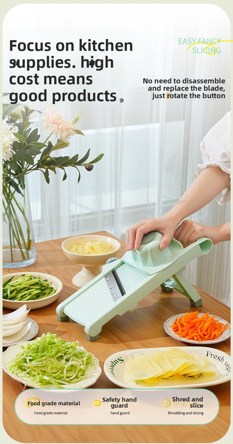Household Multifunctional Vegetable Cutter Fruit Slicer Kitchen Convenient Lemon Slicer Potato Shredder Vegetable Cutter