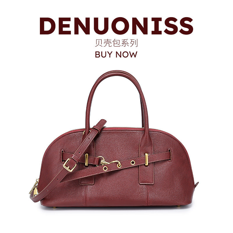 Liao Family Retro Tote Bag for Women, Large Capacity, New Trendy Fashion Women's Bag, Versatile Underarm Single Shoulder Bag, Commuting Crossbody Bag