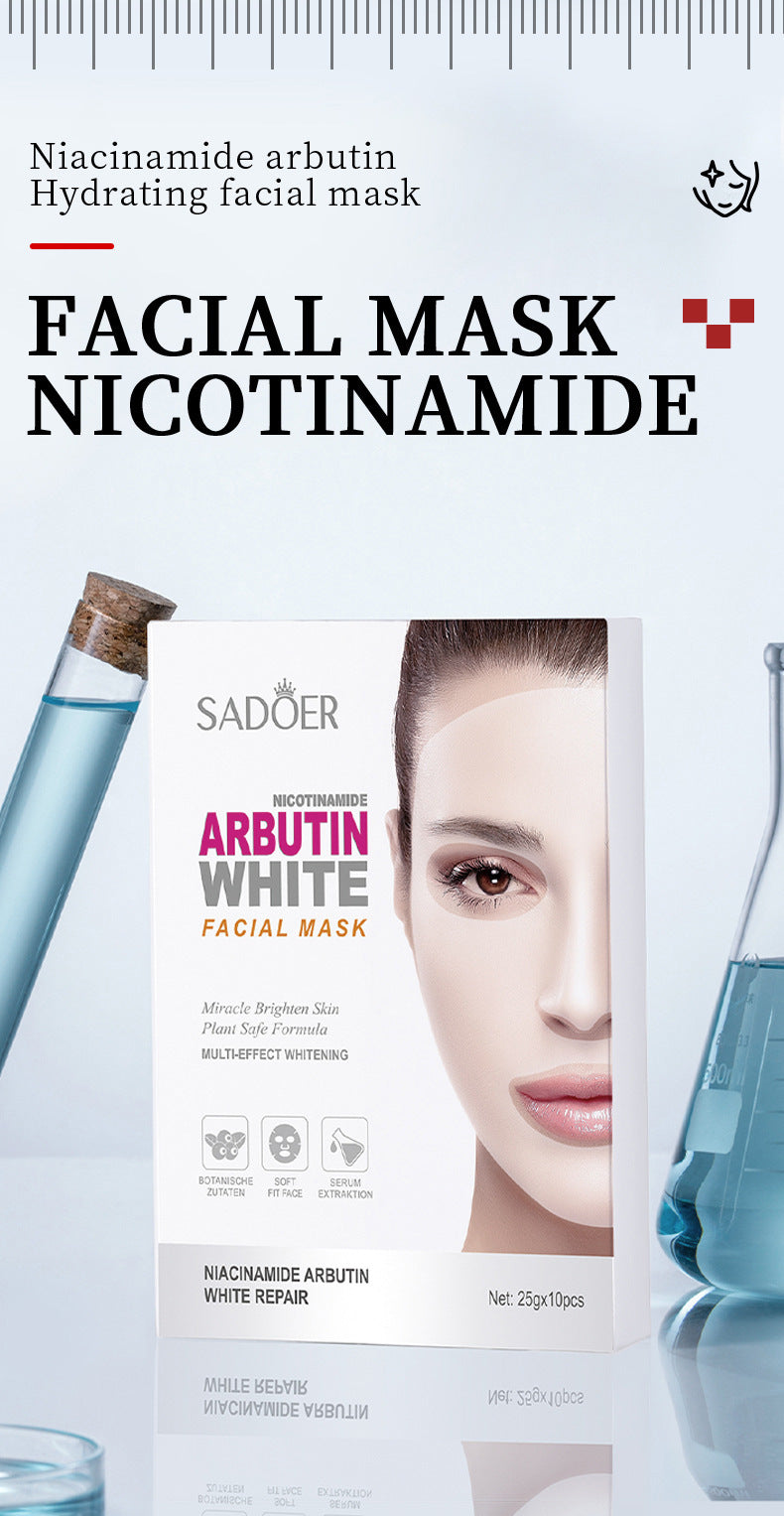 Niacinamide Arbutin Set SADOER Whitening, hydrating, and moisturizing skincare products  wholesale