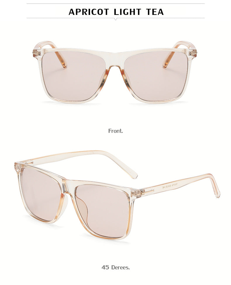2025New style square frame sunglasses for women with a high-end feel ins Fashionable Men's Sunglasses with UV Protection sunglasses