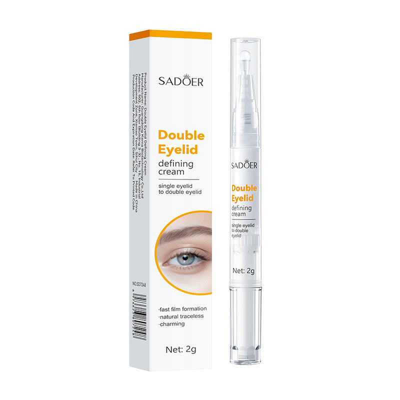 Cross-border Double Eyelid Shaping Cream2g Natural Traceless Styling Refreshing Setting Cream Export Manufacturer Wholesale