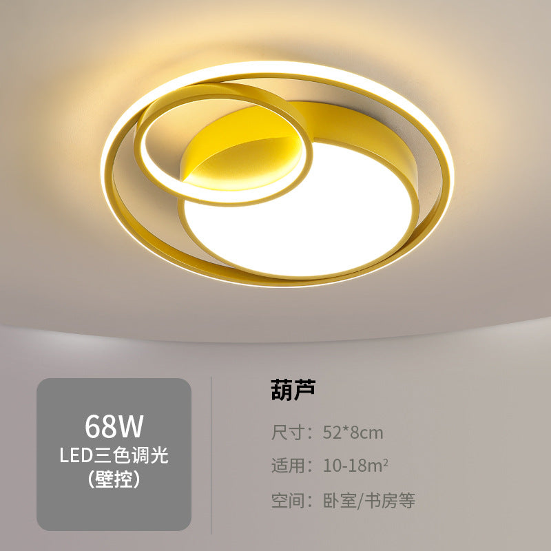 Bedroom lamp warm and romantic creative lighting fixture LED Living Room Home Ceiling Light Fixture Simple Modern Round Room Lamp