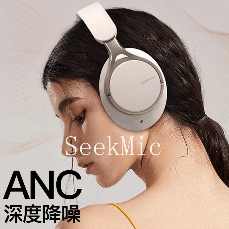 Private Model2025New heavy bass long battery life over-ear headphones ANC Noise-canceling Wireless Bluetooth Earbuds Patent B12