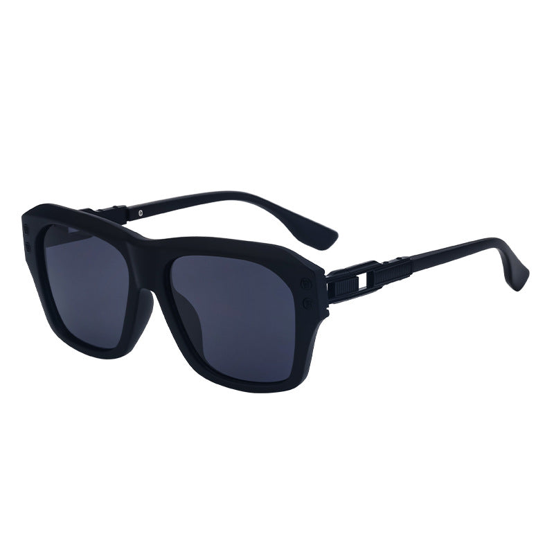 European and American Fashion Large Square Frame Sunglasses for Men High-end Sun Protection Sunglasses Men's Trendy Glasses sunglasses