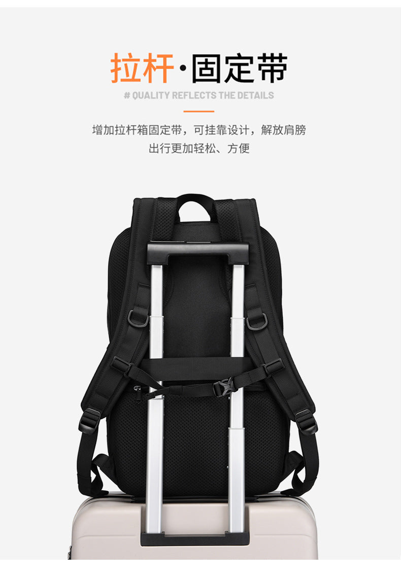 OZUKO Backpack Men's College Student Bag Lightweight Waterproof Large Capacity Casual Sports Computer Commuting Backpack