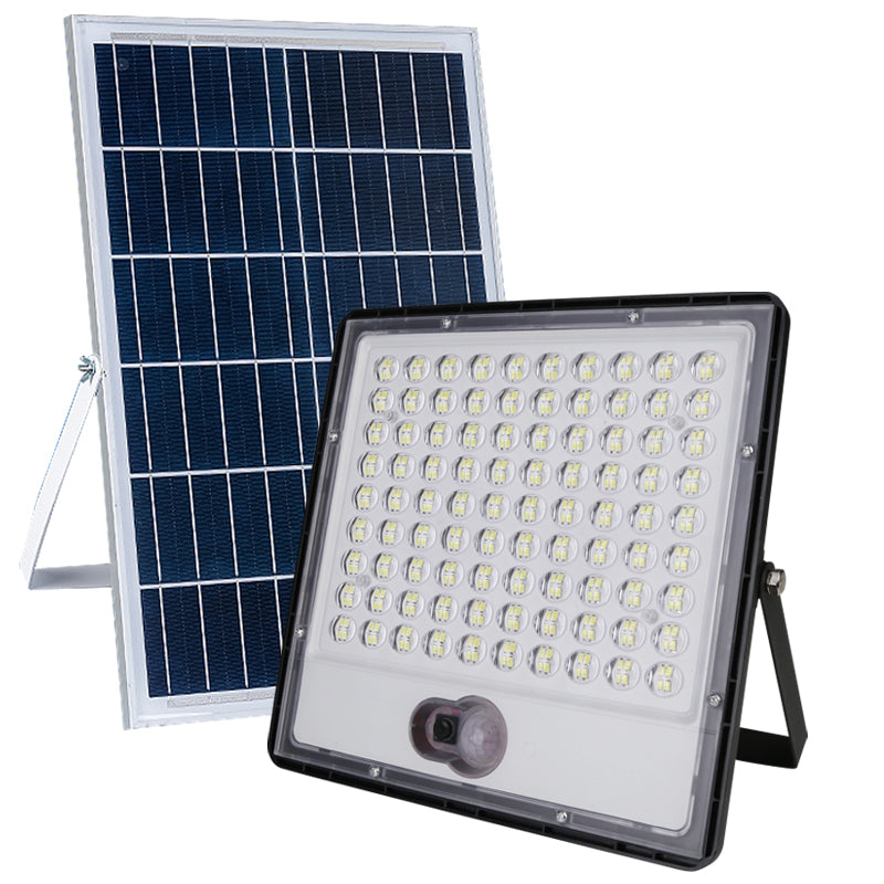 Hot-Selling Solar Outdoor Light with Human Body Induction, ABS Waterproof Lighting for Courtyard and Community Solar Flood Light