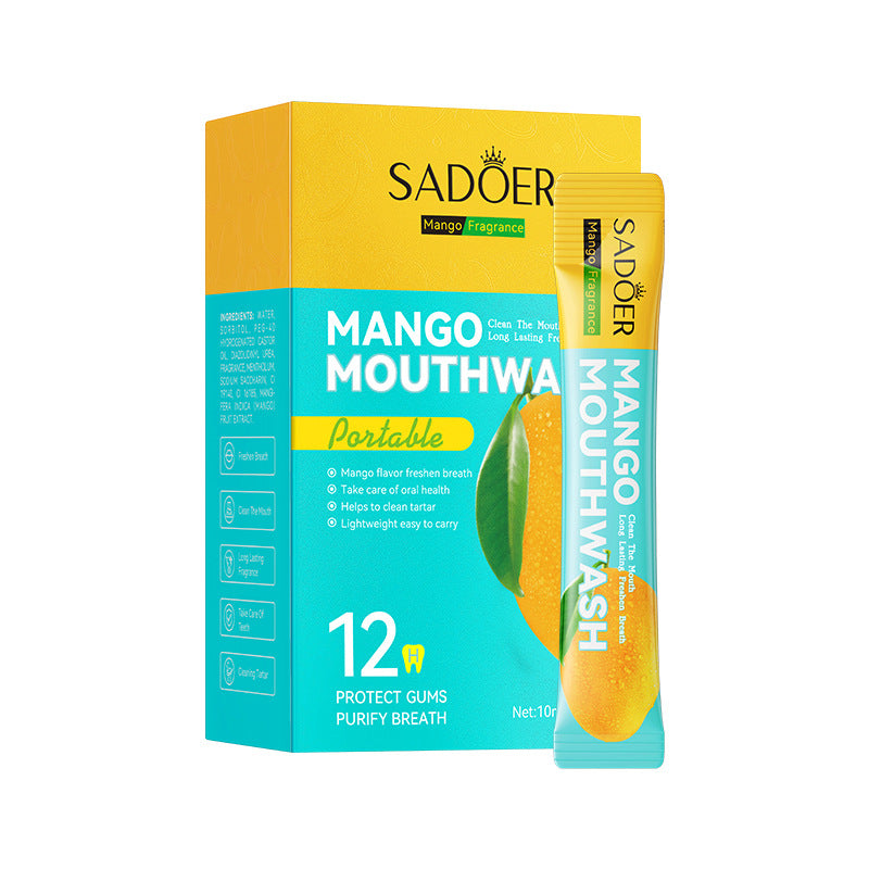 Mouthwash Box Set SADOER Disposable Portable Oral Cleaning Care  Foreign Trade Wholesale