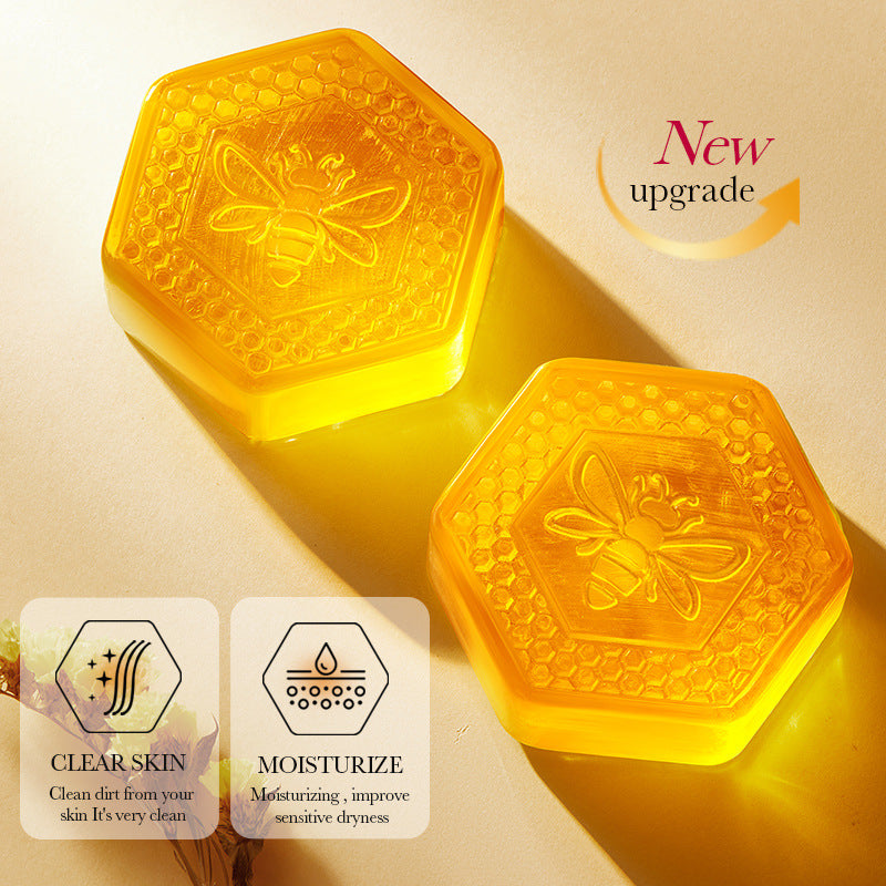 All English Vitamins E Soap BIOAOUA Honey Cleansing Bath Essential Oil Soap  Foreign Trade Wholesale