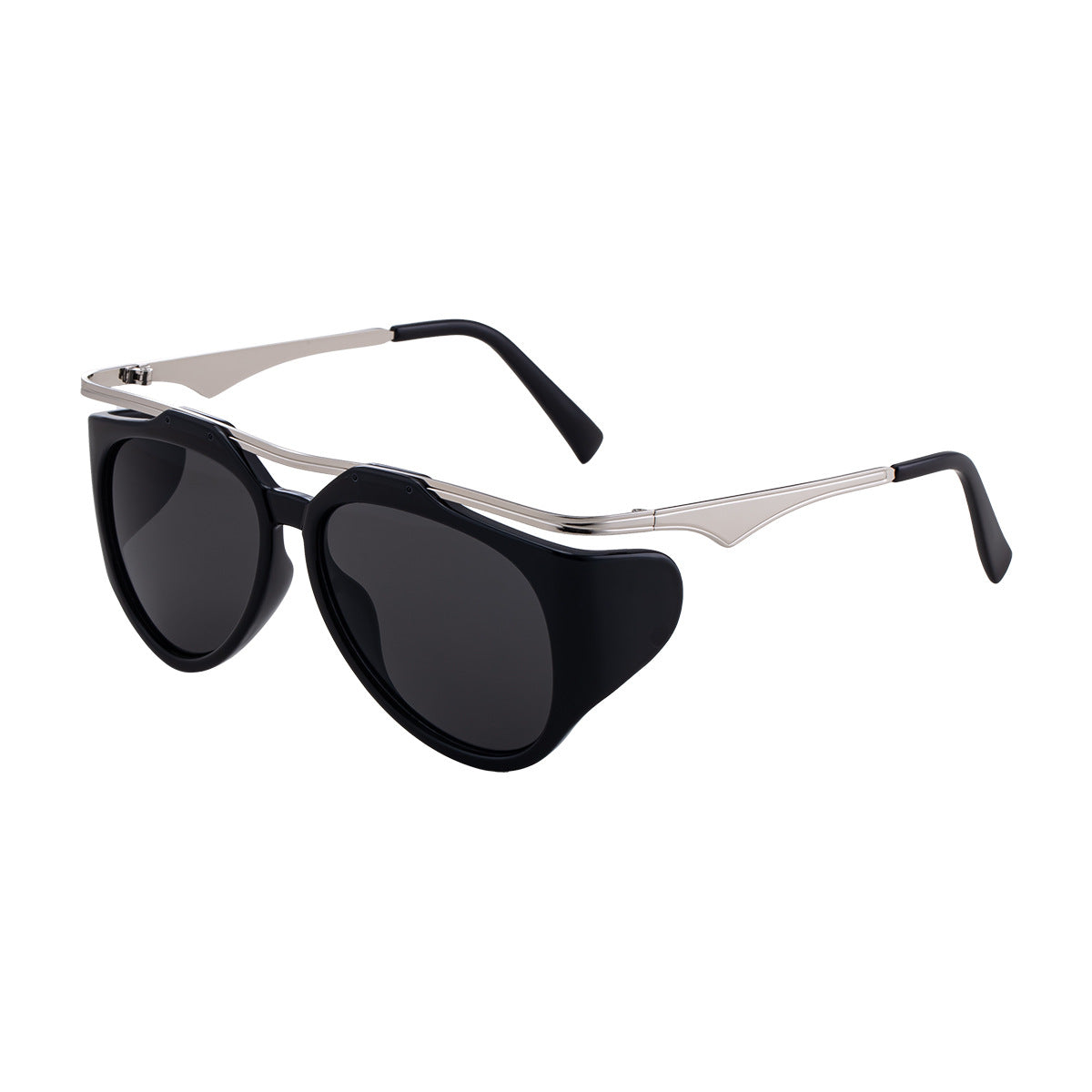 Europe and America INS Fashionable Sunglasses for Women, Irregular Cat Eye Sunglasses, Trendy Full Frame Sun Protection Glasses sunglasses