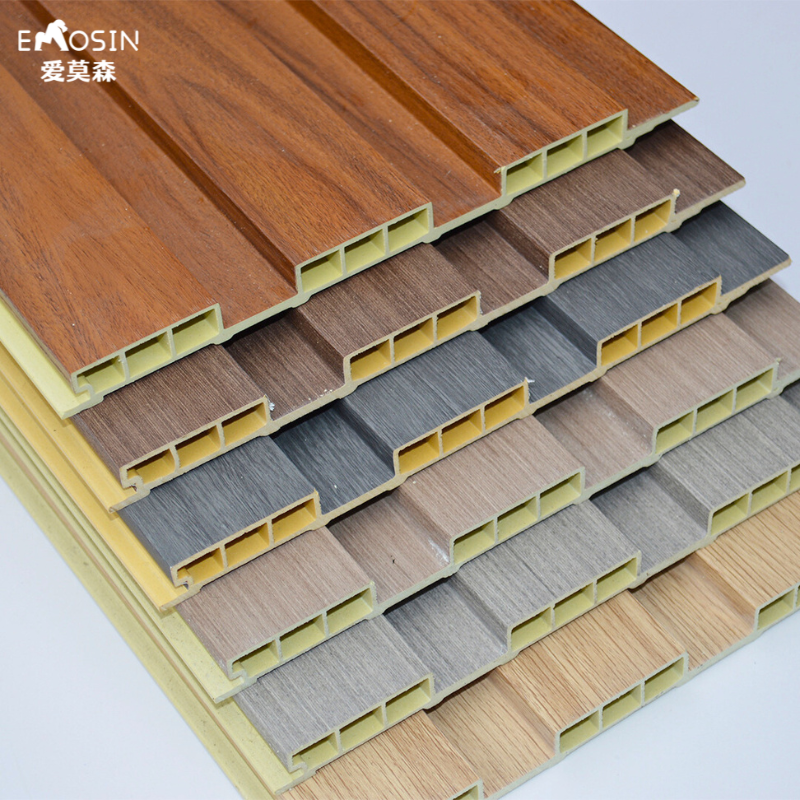Wood Plastic Composite Exterior Interior Decoration Louver Fluted Indoor Decor Outdoor Wpc Wall Panel