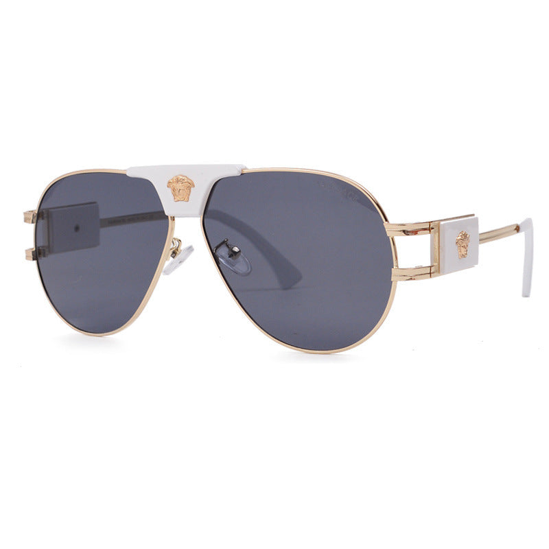 Unisex Toad Sunglasses European and American Style Glasses Beauty Head Sunglasses Internet Celebrity Light Luxury Classic Sunglasses Trendy V88051