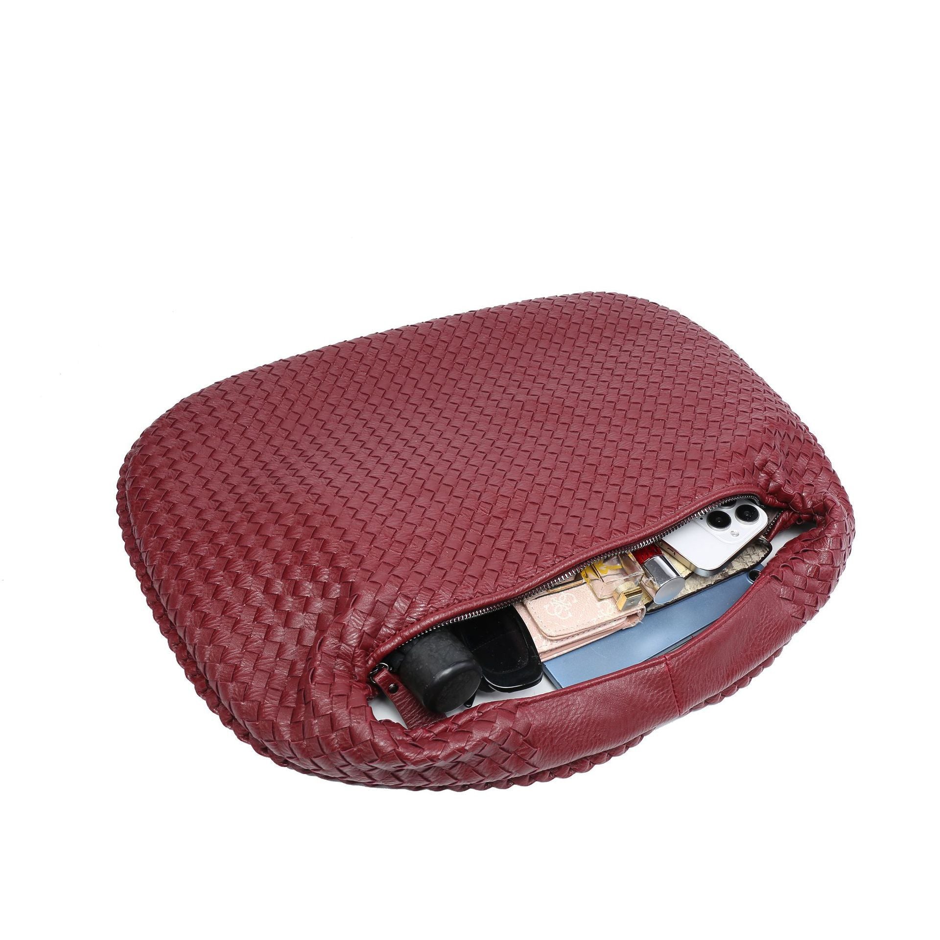 AliExpress Handmade Woven Women's Bag Large Capacity Handbag Korean Style Commuting Casual Manufacturer Wholesale