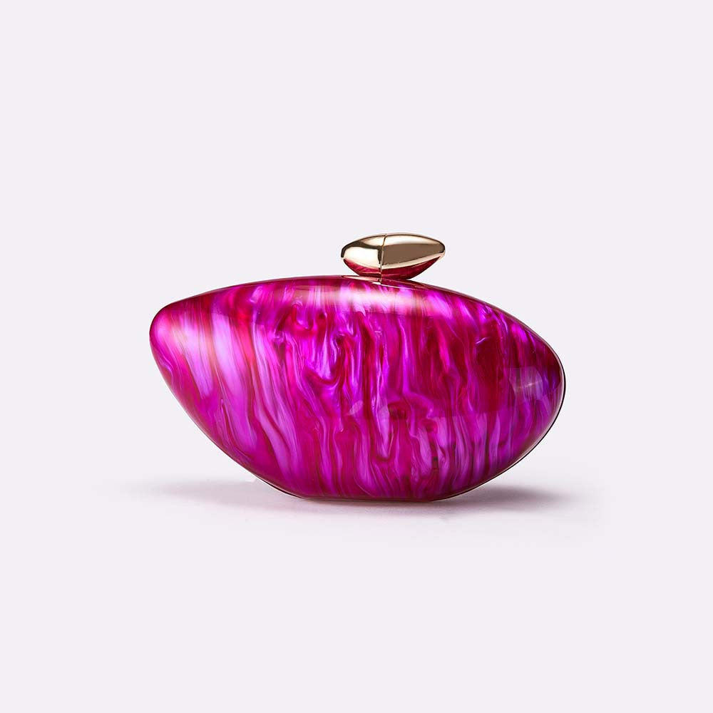 European and American Trend New Style Bag for Women Fashionable Light Luxury Versatile Bullet Head Acrylic Simple Evening Bag Clutch for Women
