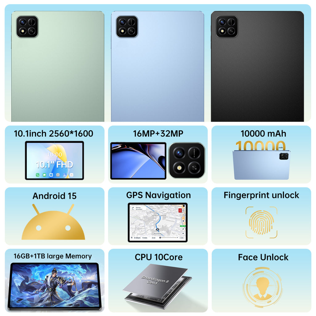 New Global Exclusive16+1T High Definition Screen Smart Tablet Pad 7 Pro Source Manufacturer