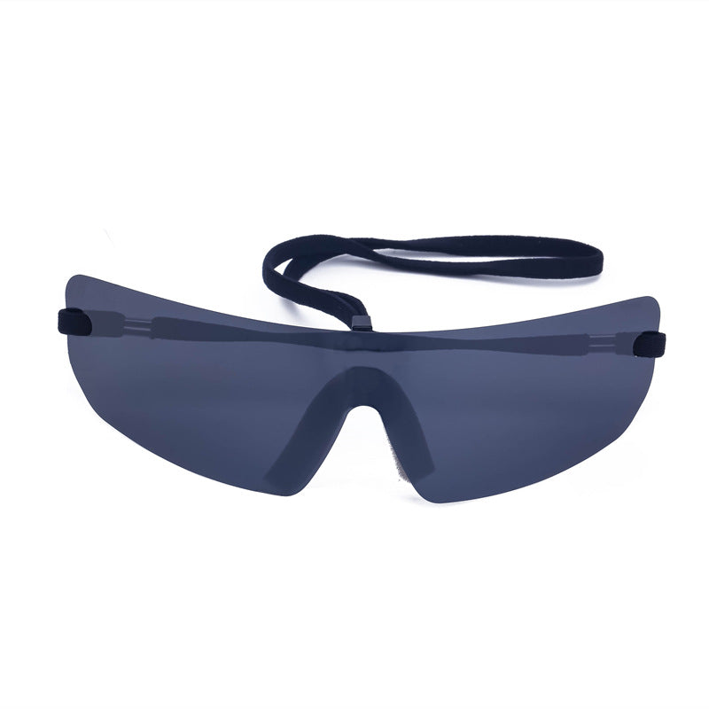 Big talker Y2K Sunglasses for Women, Sun Protection, Cycling, Sports, Windproof, Sunglasses, European and American Style, Frameless, One-piece Glasses, Men's Glasses
