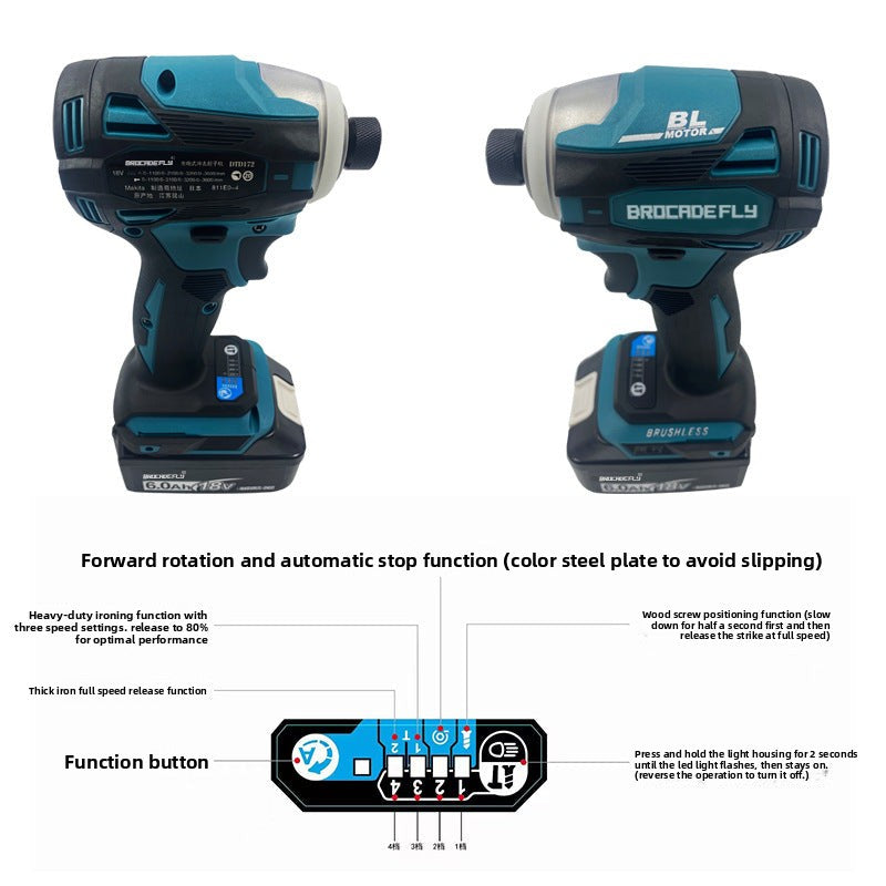 MT172 Cordless Screwdriver Wrench Electric Drill Screw Rechargeable Explosion Source Factory Wholesale
