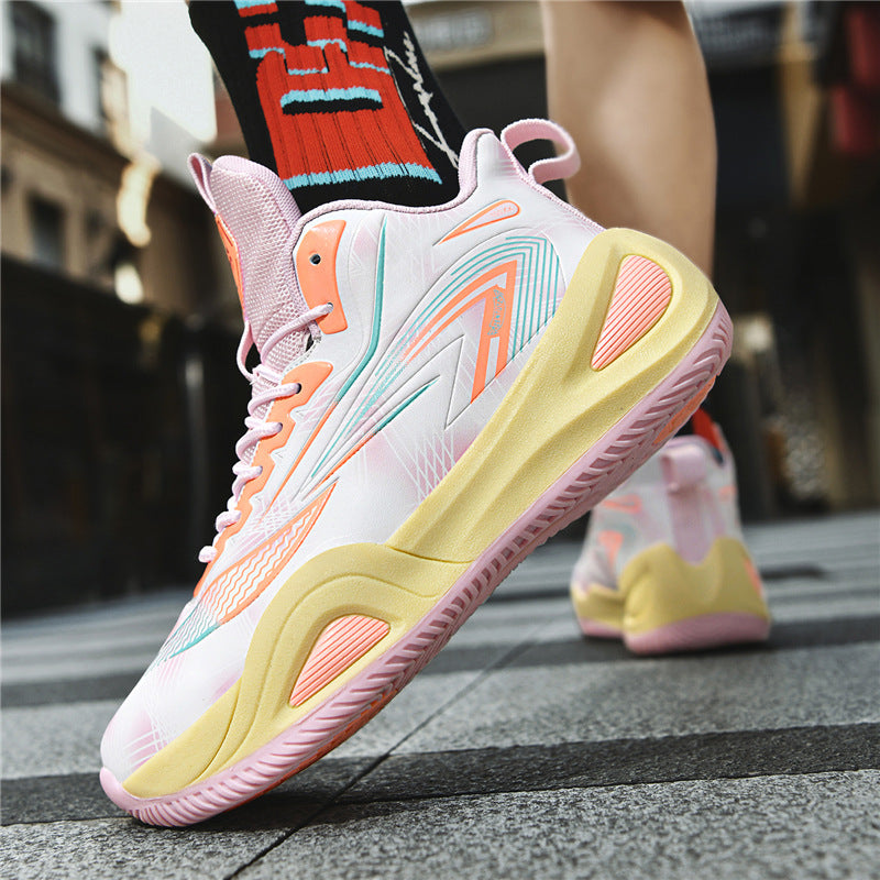 2025New Couple fashion Trendy Casual Basketball Shoes Youth Outdoor Training Sports Non-Slip Wear-Resistant Sneakers