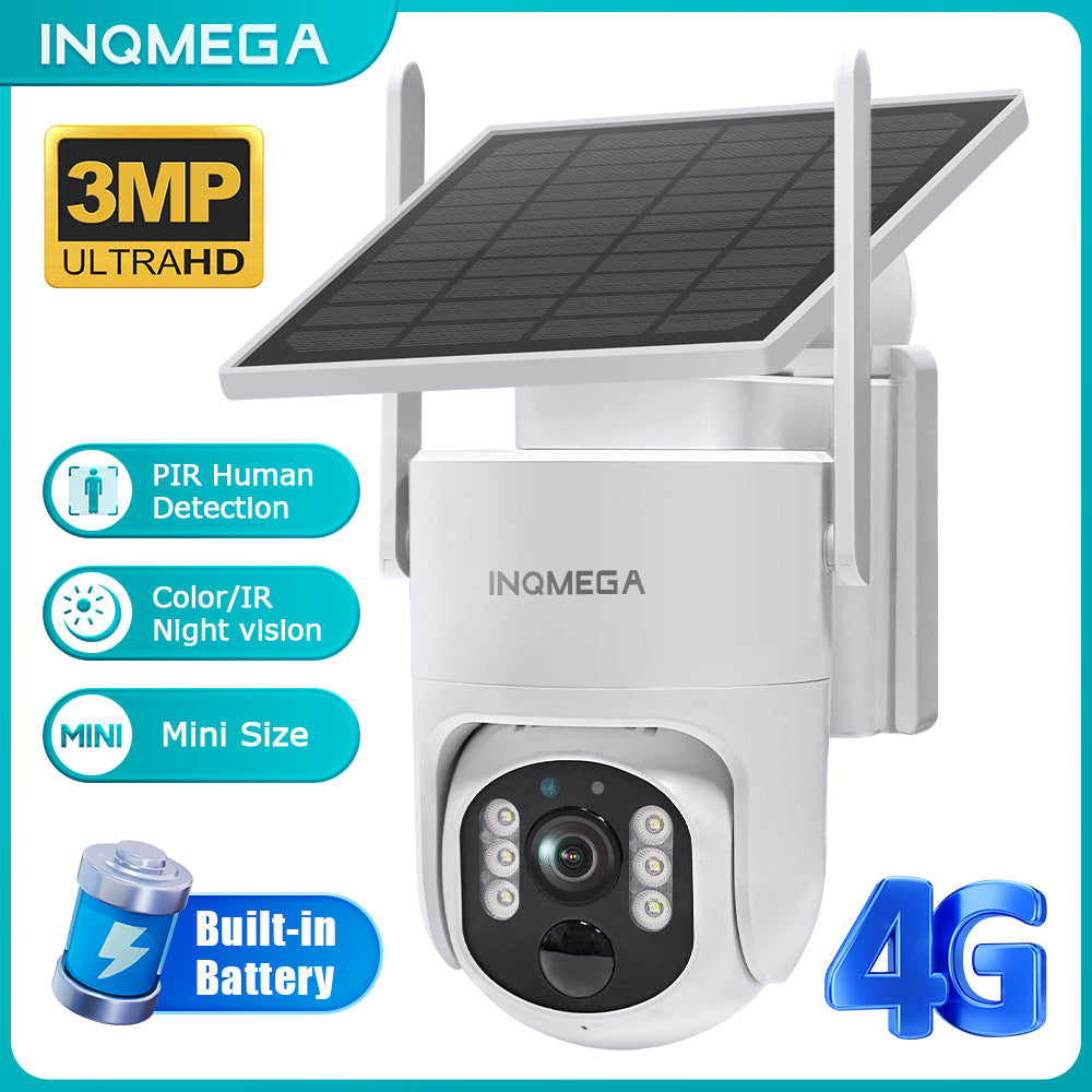 Exclusive Supply4G Solar-powered Camera300Wan HD Full Color Night Vision Outdoor Low Power Battery Camera