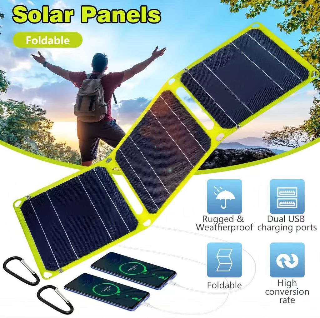 Solar Folding Bag15W Solar Battery Charger Outdoor Portable Photovoltaic Solar Power Battery Panel
