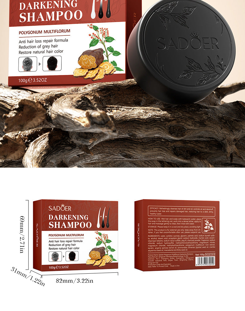 Polygonum Multiflorum Hair Soap SADOER Repair Natural Hair Care Conditioner  Wholesale