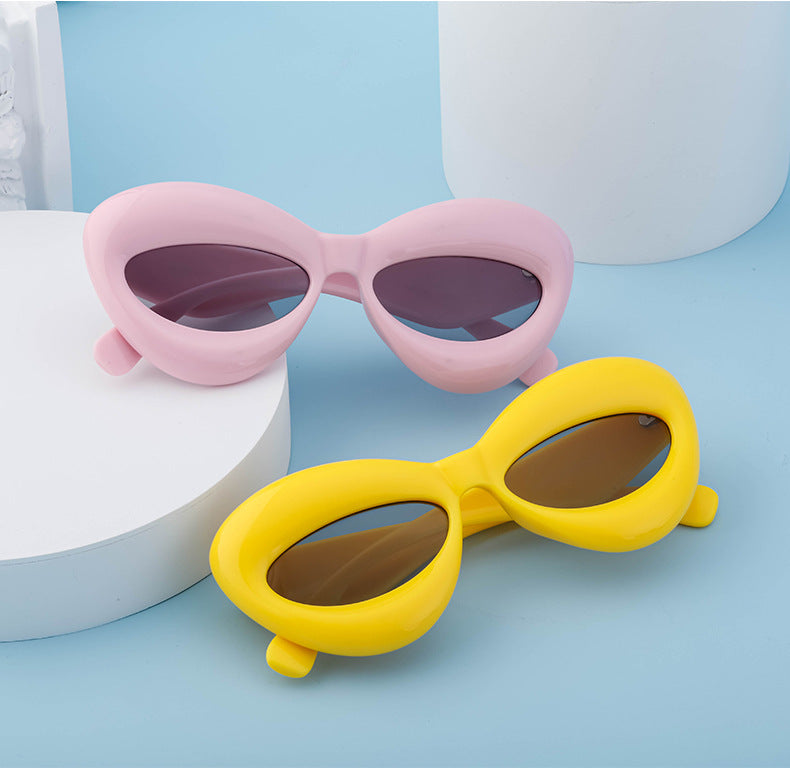 European and American Style Lip Sunglasses for Women Fashionable Party Quirky Personality Sunglasses Women's Glasses Wholesale Street Style Sun Protection