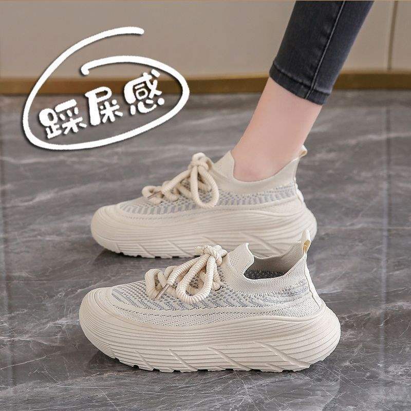 Women's New Spring and Autumn Breathable Versatile Slip-On Casual Shoes with a Soft Cushioning Feel