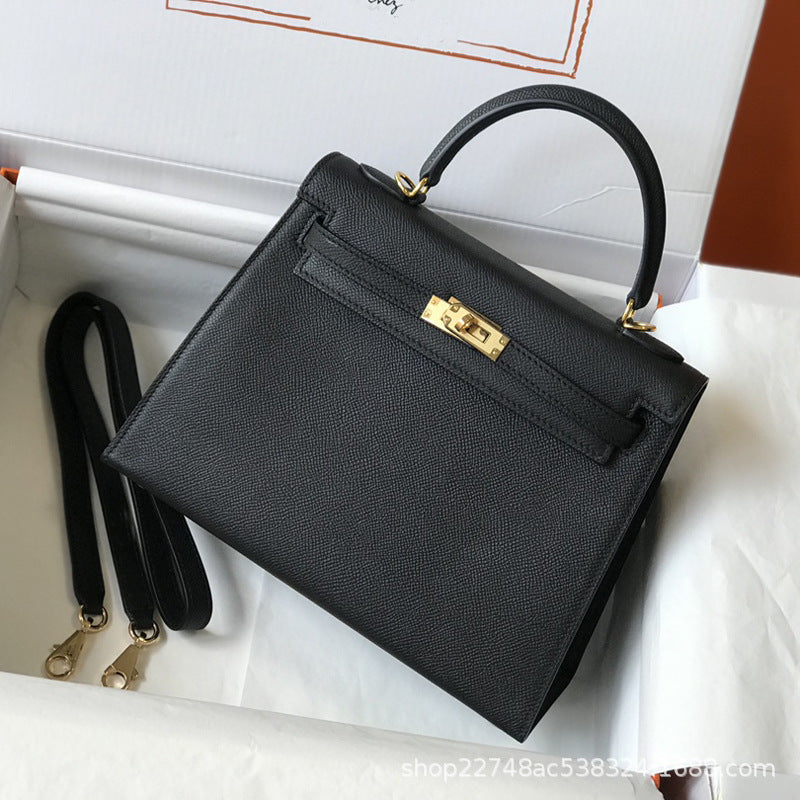 Hot Sale New Fashion Handbag for Women Platinum Kelly Bag Women's Shoulder Crossbody Bag Versatile Trendy Handbag