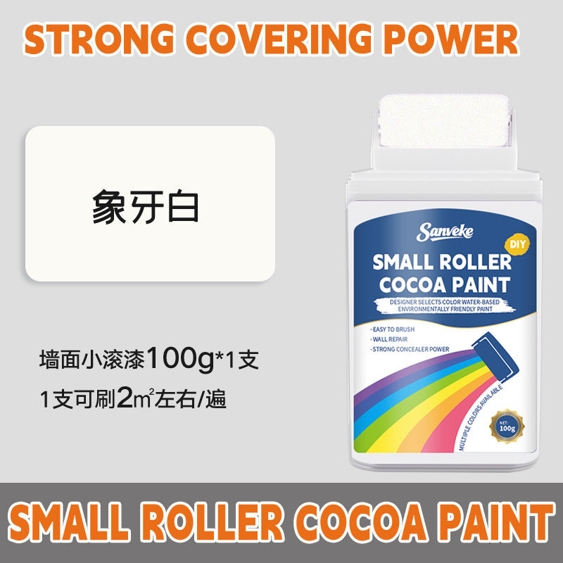 Wall Repair Small Roller Latex Paint Indoor Household Odorless Wall Renovation Stain Removal Coating Latex Paint