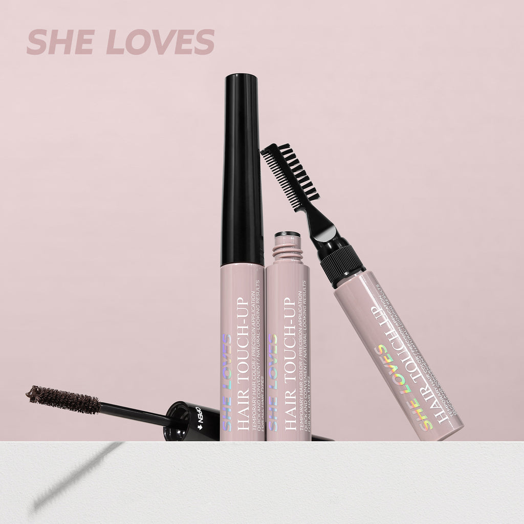 sheloves White Hair Color Stick Covers Gray Roots Non-Staining Waterproof Hair Stick