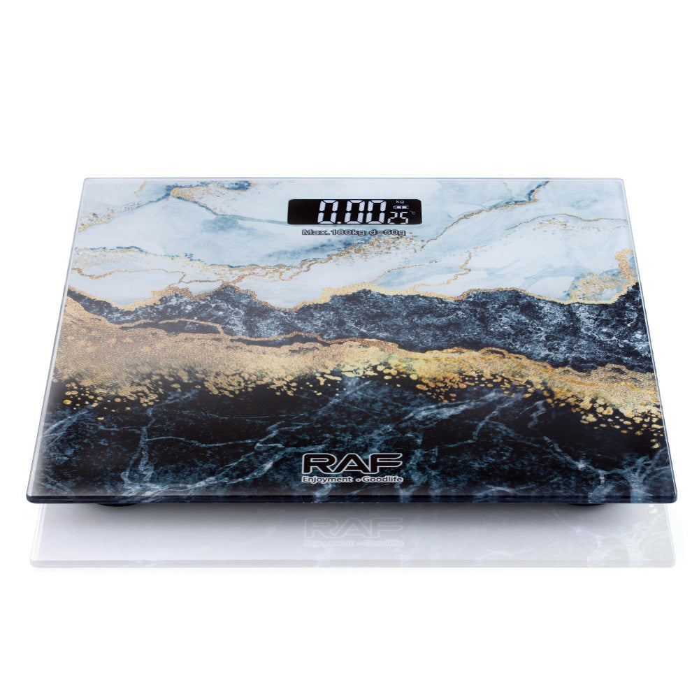 RA  Body Fat Scale Home Use Body Scale LCD Display Body Fat Scale Rechargeable Smart Electronic Scale Weight Scale