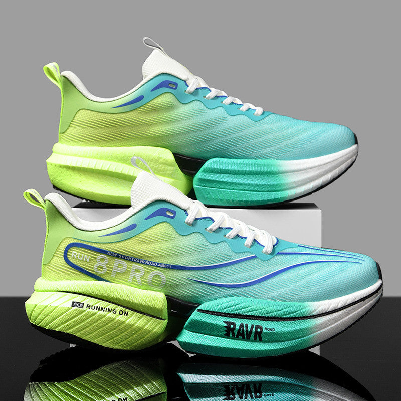 Red Rabbit8pro Carbon Plate Running Shoes Autumn Mesh Ultra-light Breathable Sports Shoes Men and Women Couples All-match Casual Running Shoes