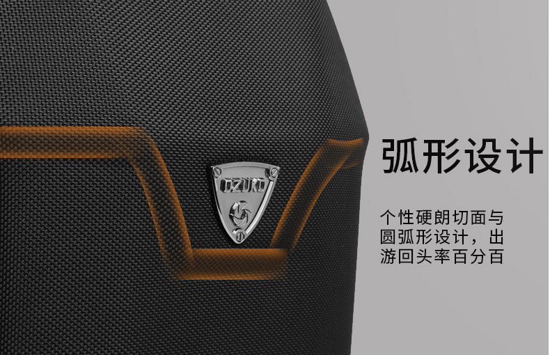 OZUKO Hard Shell Chest Bag Men's Crossbody Bag Anti-Theft Waterproof Cycling Outdoor Multi-Functional Sports Shoulder Bag
