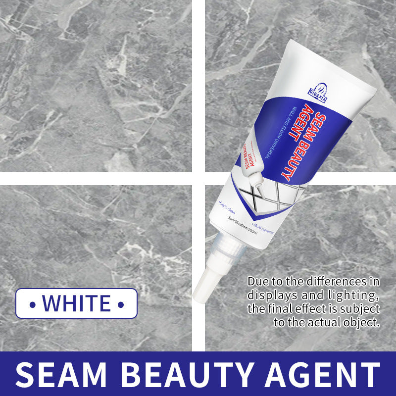 Tile Grout Water-Based Tile Floor Tile Grout Waterproof Mildew-Proof Sink Toilet Hand-Squeeze Grout