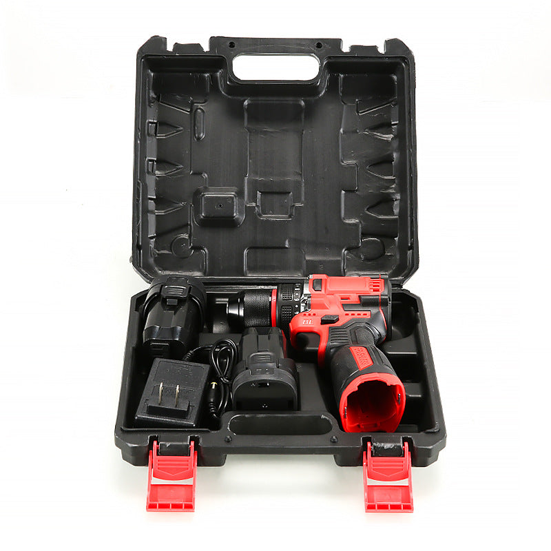 Amazon New Multifunctional Household Electric Screwdriver Set Hot-Selling Cordless Drill Rechargeable Lithium Drill